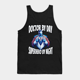 Funny Superhero Doctor Father's Day Tank Top